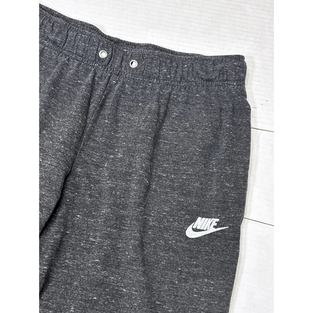 Nike Jogger‎ Sweatpants DM6384-010 Dark Gray Heather Elastic Cuff Men's S